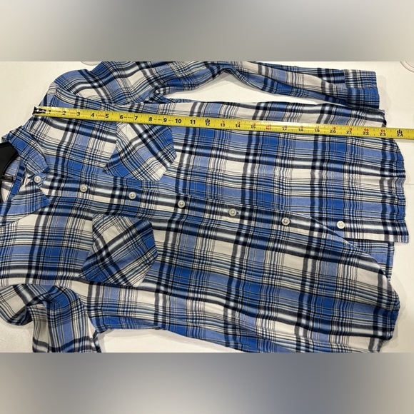 So Lightweight Flannel Dark Blue Women’s Small - Picture 6 of 7